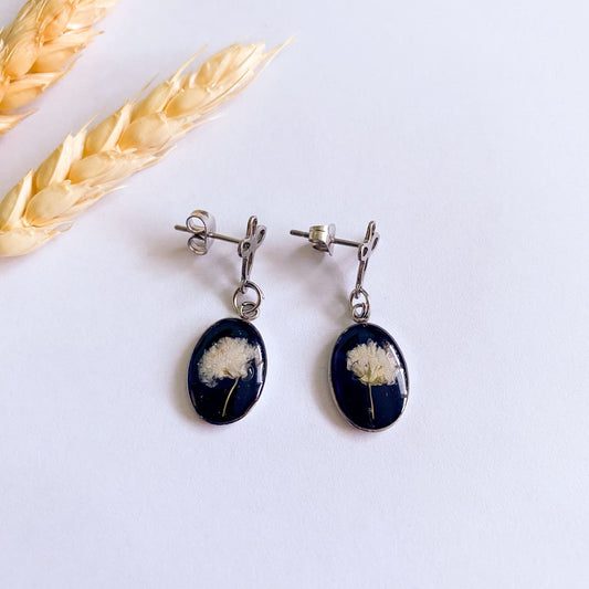 Cercei delicați cu Floarea Miresei